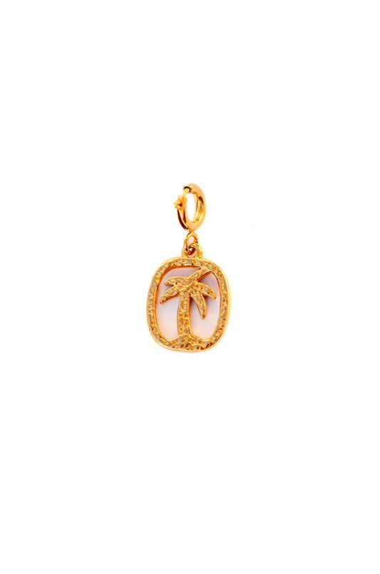 Palm tree frame charm