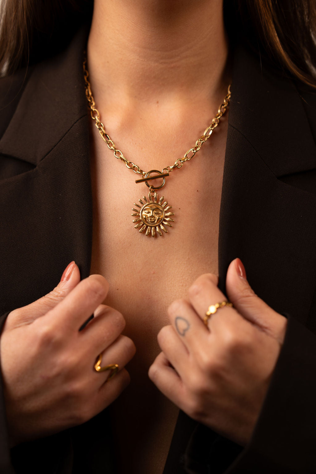 Sun necklace